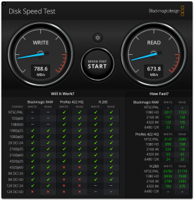 DiskSpeedTest 302GB full