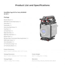 4571索尼CineAltaB拓展框套件 英文PC 11