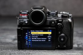Lumix S1RII False Color option Menu