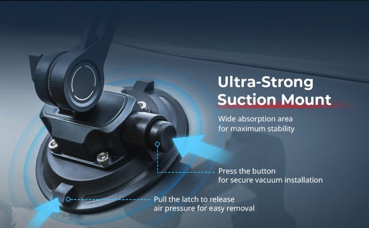 Supporto A Ventosa SmallRig Per Action Cam - Doppio Strato Per GoPro, DJI, Insta360 E Altre