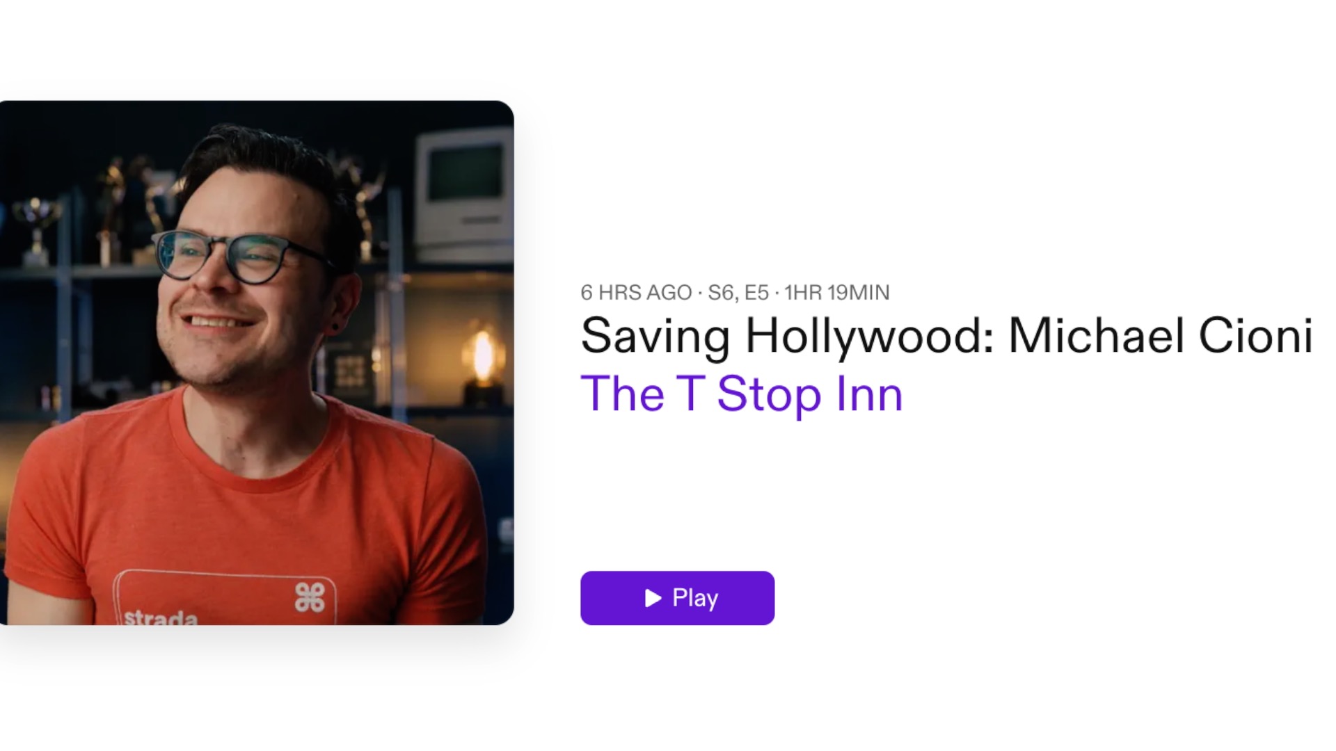 T-Stop Inn Podcast– Saving Hollywood: Michael Cioni