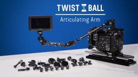 TWIST Ball Articulating Arm for Monitors Transmitters and More