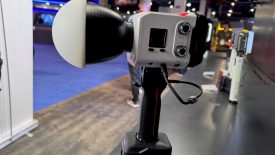SmallRig RC 100C COB LED Video Light Kit With Battery Grip Handle First Look at NAB 2025