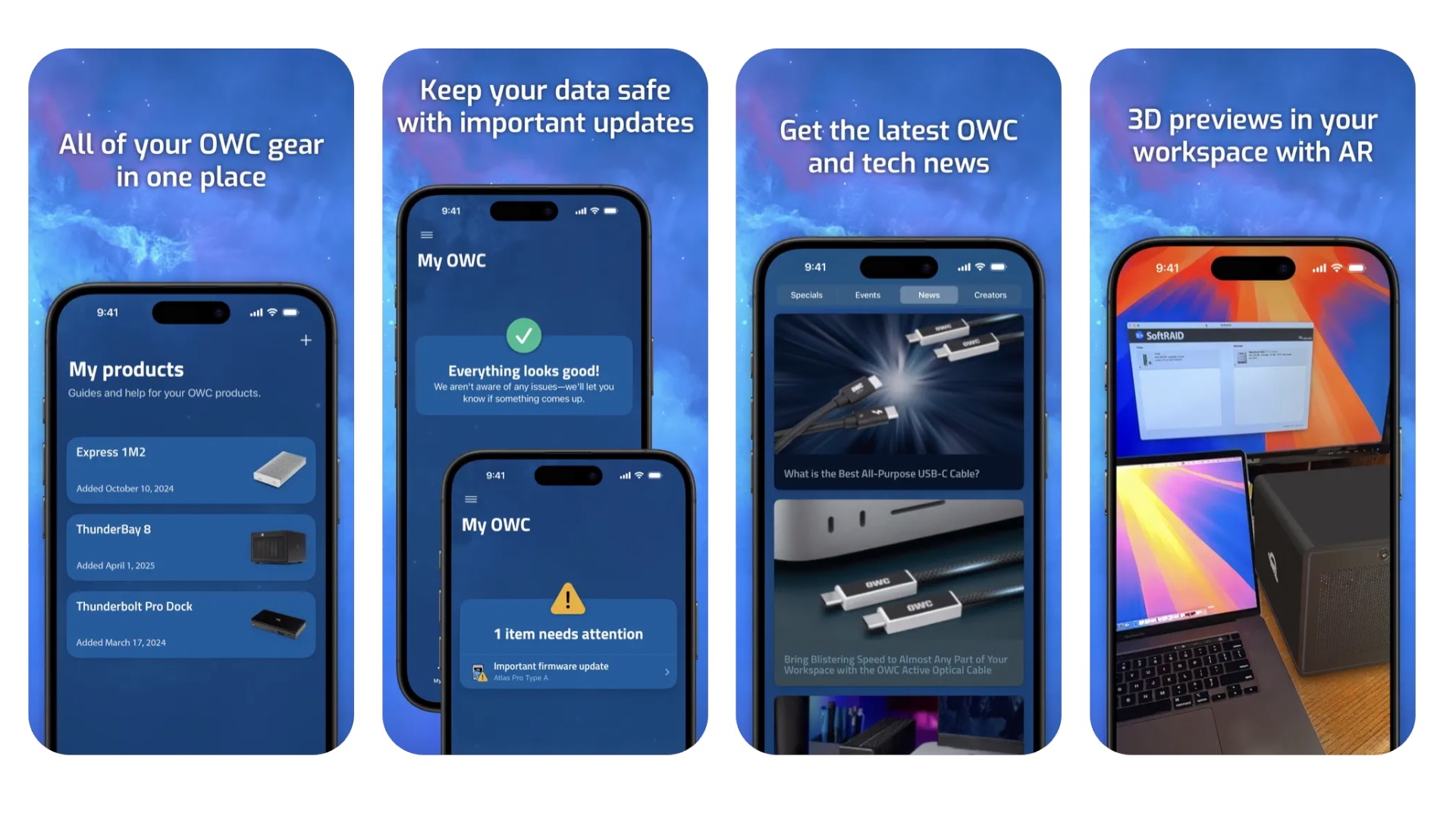 15. OWC 장비 관리 앱