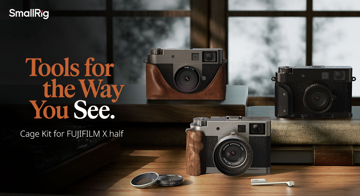 7. SmallRig, FUJIFILM X Half용 케이지 키트 발표