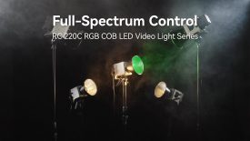 🌈 Full Spectrum Control INTRODUCING RC 220C RGB COB LED Video Light Series