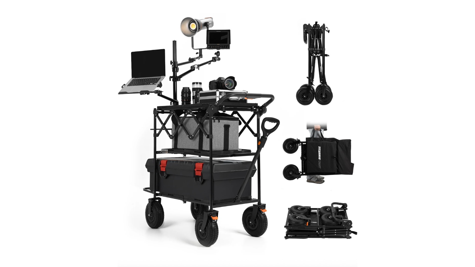 Titanrig Cart - Basic (PUホイール) Titanrig Cart Base - TARION