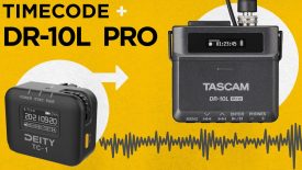 Timecode on the Tascam DR 10L Pro
