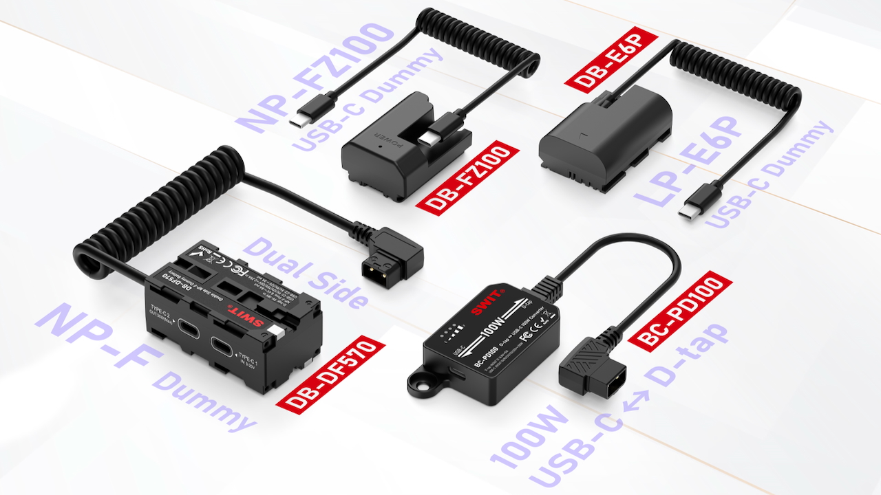 4. SWIT, 풀 USB-C 더미 배터리 라인 출시