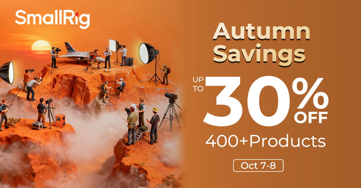 SmallRig Amazon Autumn Savings Day with discounts of up to 30%