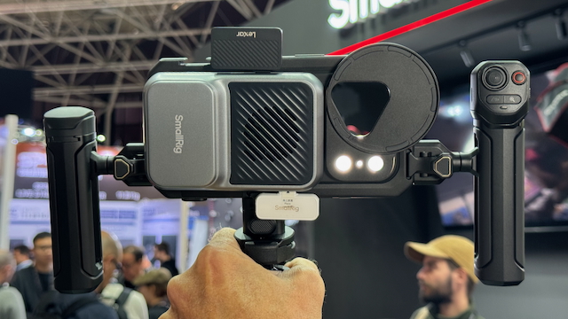 SmallRig Video Cage Kit & FilMov Photography Phone Case for iPhone 17 Pro Series at IBC 2025