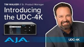 UDC 4K by AJA Convert Sync and Distribute SDI HDMI Signals