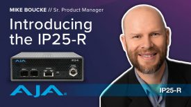 AJA IP25 R High Density 2110 to SDIHDMI Converter