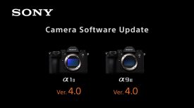 New camera software on α1 II ver 4 0 and α9 III ver 4 0 Sony α