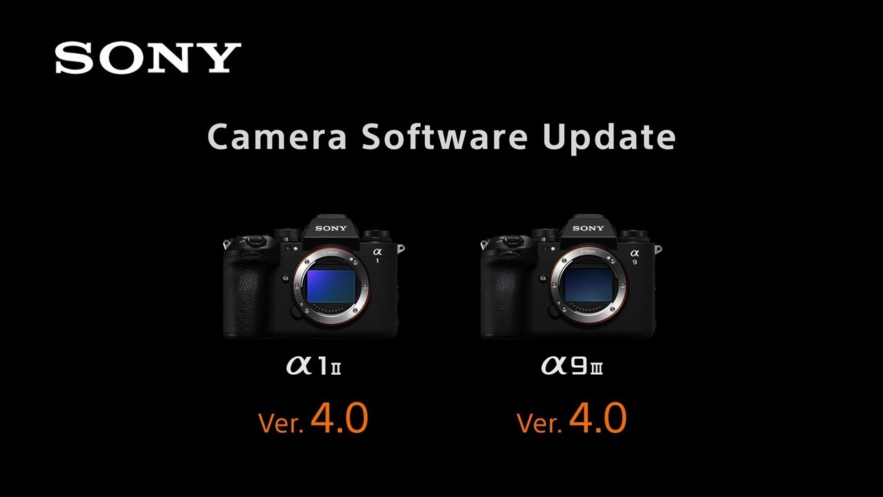 소니 a1 II & a9 III 펌웨어 업데이트