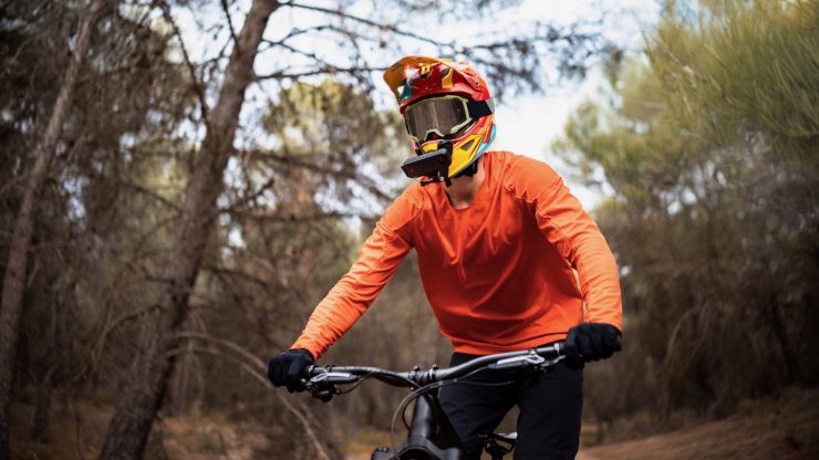 PIU MTB Black with chin mount