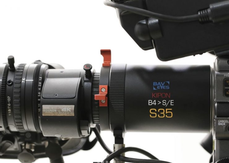 KIPON Lens Adapter – Canon 2/3" B4 Broadcast Lens To Sony 1/2" Video Camcorder
