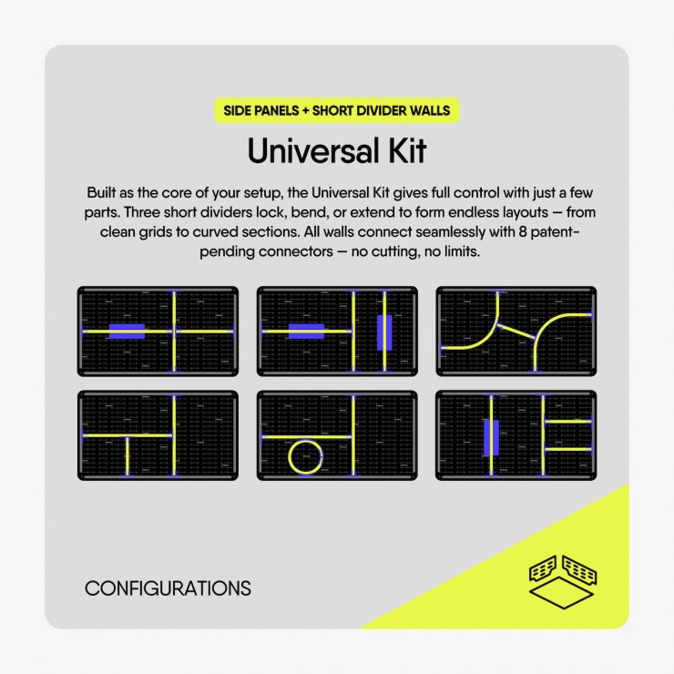 crdbag grid divide carry on configuration universal only