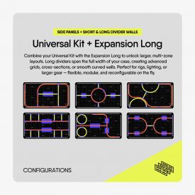 crdbag grid divide carry on configuration universal plus long