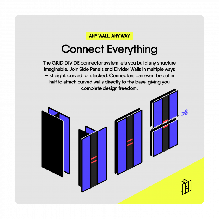 crdbag grid divide carry on connectors