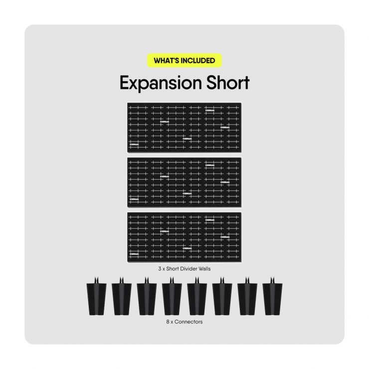 crdbag grid divide carry on included expansion short