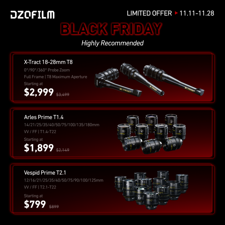 DZOFILM Black Friday Promotion - Newsshooter
