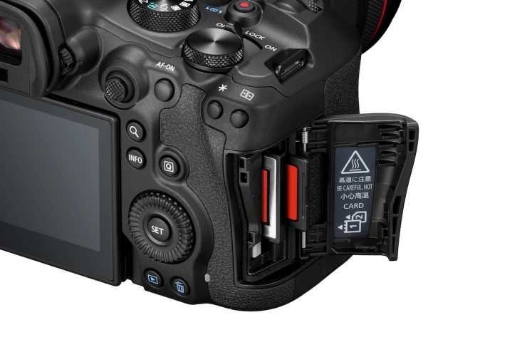 EOS R6 Mark III back Cardslot
