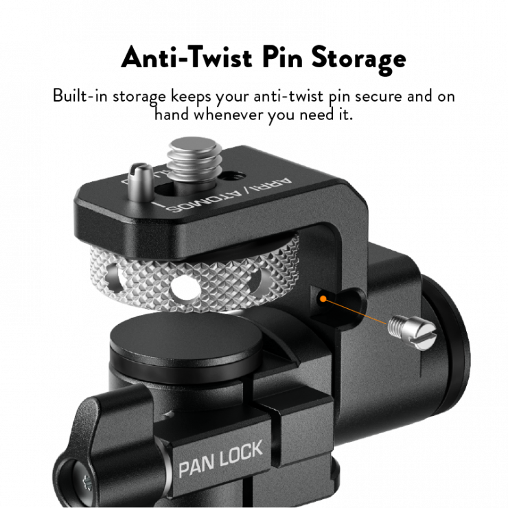 Monitor Mount Pin Storage