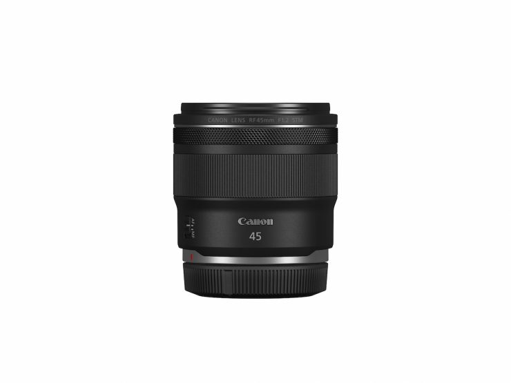RF 45mm f1 2 STM Side with cap