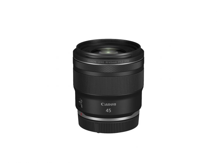 RF 45mm f1 2 STM Slant with cap