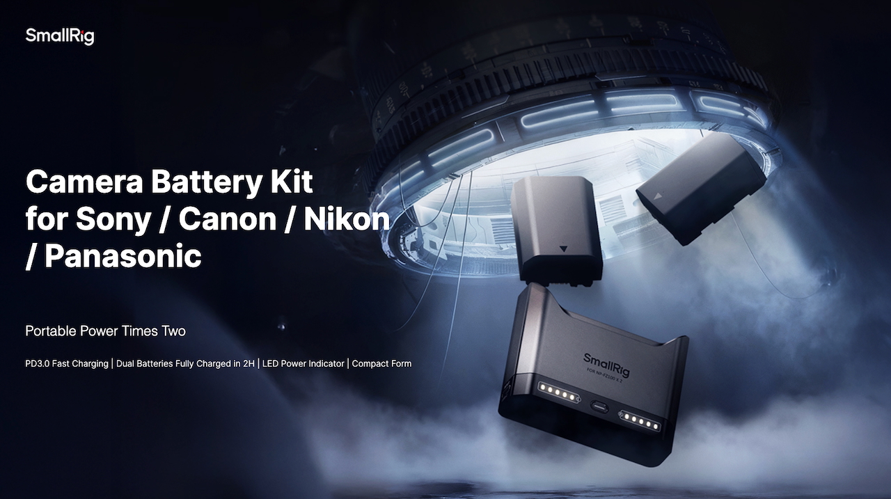 SmallRig, 카메라 배터리 충전기 키트