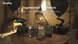 SmallRig V Mount Battery Mount Plate Kit Compact Foldable Power for Any Rig