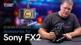 Sony FX2 Cage and Accessories At the Desk with Dominick