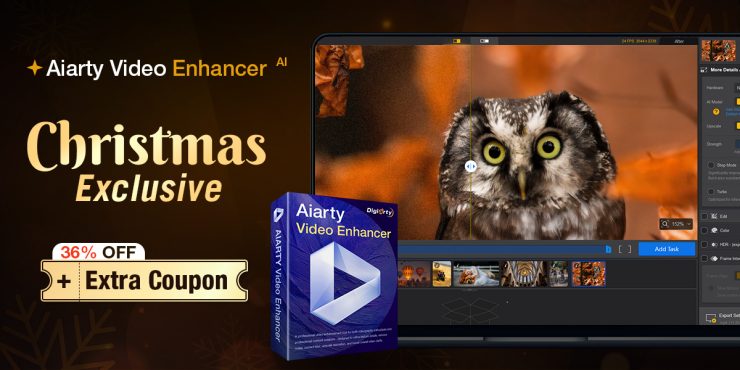 aiarty video enhancer christmas discount