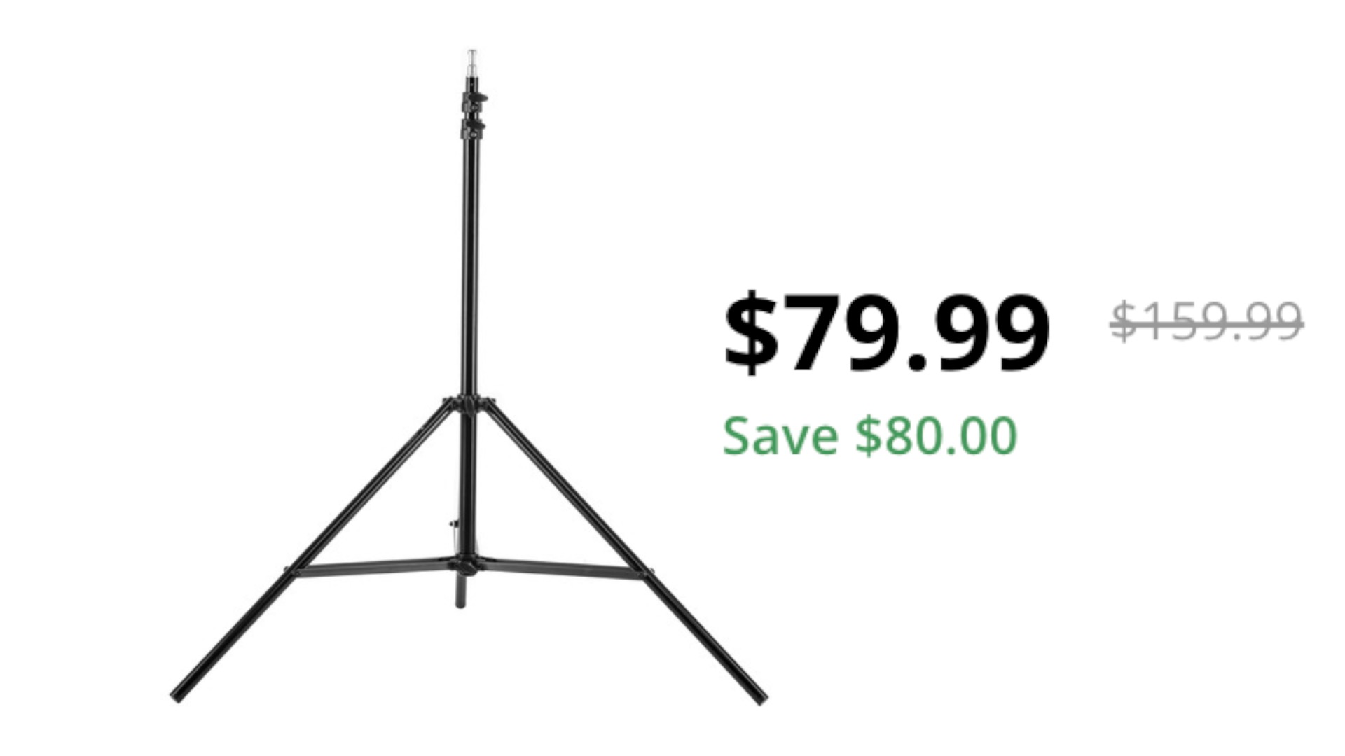 ARRI AS-2 Lightweight Light Stand (8.5′) on sale for .99 USD