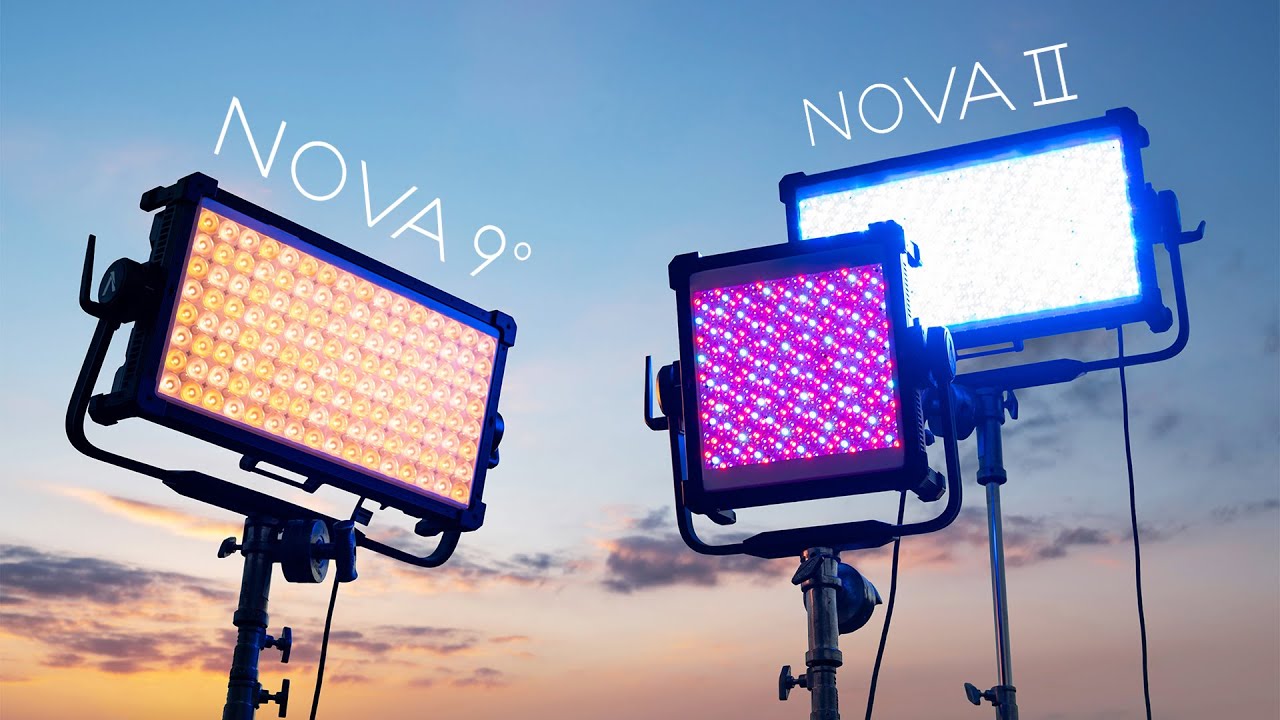 Aputure NOVA 9° 2×1 & NOVA II 1×1