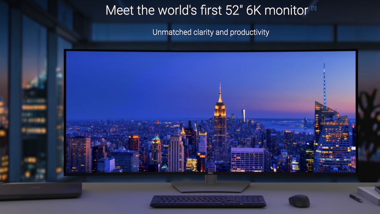 Dell UltraSharp 52 Thunderbolt Hub Monitor– World’s first 52-inch 6K monitor