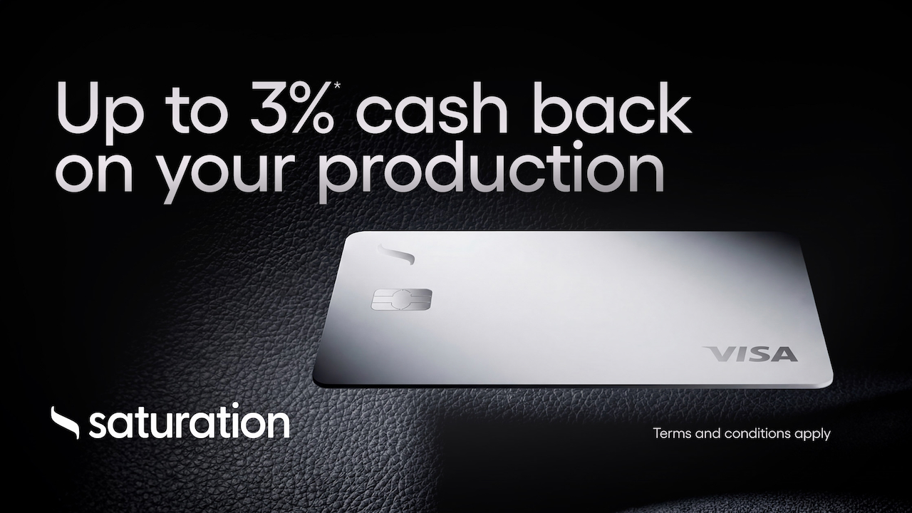 Saturation Introduces Production Credit Card Built for Film & Video Teams