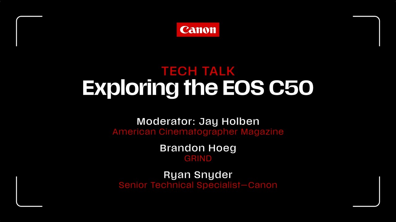 Canon Sundance 2026 Tech Talk– Exploring the EOS C50