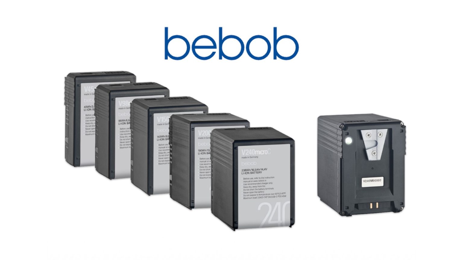 bebob Expands Vmicro Battery Lineup with New USB-C Models - Newsshooter