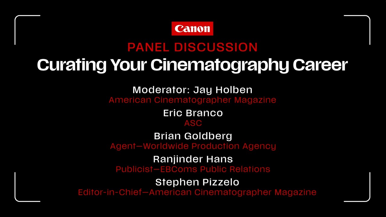 Canon Sundance 2026– Curating Your Cinematography Career