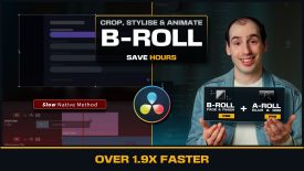 Save Hours on Cropping Styling Animating B Roll in DaVinci Resolve B Roll Fade Finish PRO