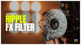 Water distortion effects in camera