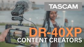 DR 40XP Field Recorder Interface for Content Creators