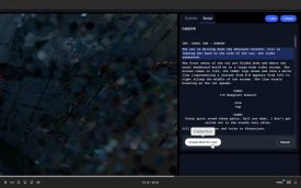 Linking script to shots