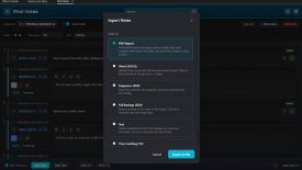 ShotNotes Export Notes