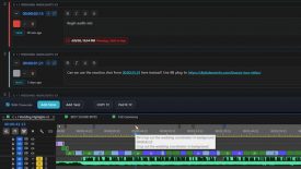 ShotNotes Task timer running note with timecode and link timeline markers mouse hover