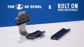 Vertical Camera Bracket The L of Steel and Bolt On ARRI Dovetails