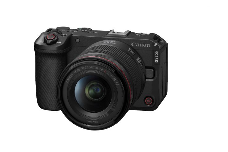 14 EOS R6 V FrontSlantLeft RF 20 50mm f4L IS USM PZ 1