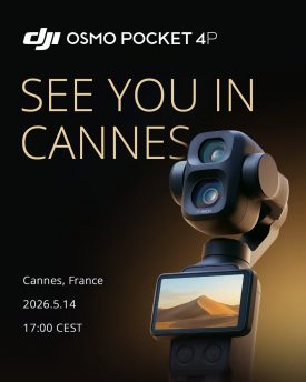 DJI Osmo Pocket 4P See you in Cannes